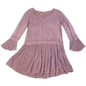 Abree Mauve Peasant Tunic